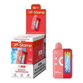 Off-Stamp X-Cube 25K Disposable Pod Kit (5CT), Blue Razz Ice, 25000 Puffs