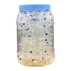 Oil Burner (50CT), Blue Dots, 4IN