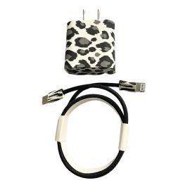 Olivia Pratt USB-C To Lightning Fast Charger, Cheetah