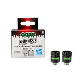 Ooze Duplex 2 Replacement Atomizer- 2PK, Onyx