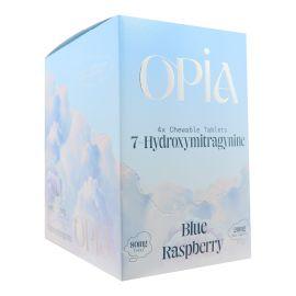 OPiA 7-OH Kratom Chewable Tablets- 4PK (10CT), Blue Raspberry, 80mg