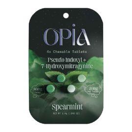 OPiA Pseudo + 7-Hydroxy Kratom Tablets- 4PK, Spearmint, 80 mg