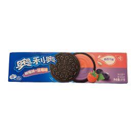 Oreo Sandwich Cookies, Blueberry & Raspberry, 97 g