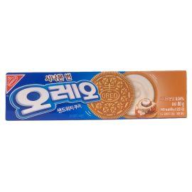 Oreo Sandwich Cookies, Cinnamon Bun, 80 g