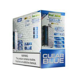 OXBAR x Pod Juice Magic Maze 2.0 30K Disposable (5CT), Clear Blue, 5%