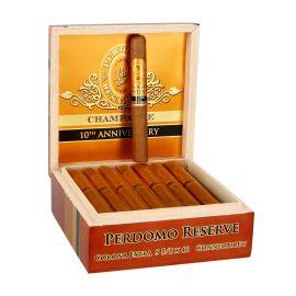 Perdomo 10Th Anniversary Champagne Cigar Box (25CT), Connecticut, Corona Extra 5.63x46