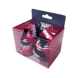 Pink Formula Pink Plugs- 3PK, Swirl Pink Black