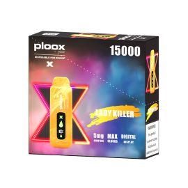 Ploox X by Luxpodz Portable Hookah Disposable (5CT), Lady Killer, 5%