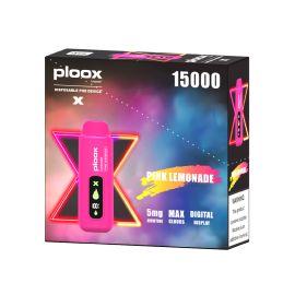 Ploox X by Luxpodz Portable Hookah Disposable (5CT), Pinklemonade, 5%