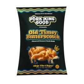 Pork King Good Dessert Pork Rinds, Old Timey Butterscotch, 3 oz