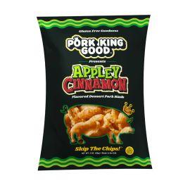 Pork King Good Dessert Pork Rinds, Appley Cinnamon, 3 oz