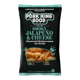 Pork King Good Pork Rinds, Smoky Jalapeno & Cheese, 1.75 oz