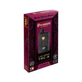 Pressure LA THCA Live Rosin Disposable (5CT), Black Cherry Gelato (Hybrid), 3.5 g