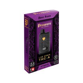 Pressure LA THCA Live Rosin Disposable (5CT), Space Runtz (Hybrid), 3.5 g