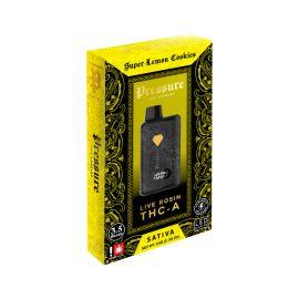 Pressure LA THCA Live Rosin Disposable (5CT), Super Lemon Cookies (Sativa), 3.5 g