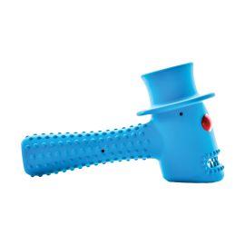 Puff Palz Tough Dog Toy, Blue Hippy Hammer