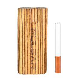 Pulsar Wood Dugout with Bat, Zebrawood, 4 in