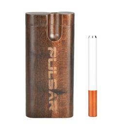 Pulsar Wood Dugout with Bat, Rosewood, 4 in