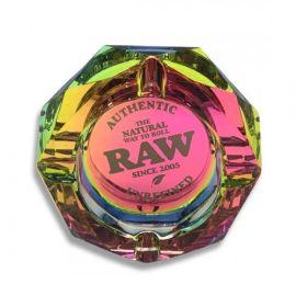 RAW Glass Ashtray, Rainbow, Large