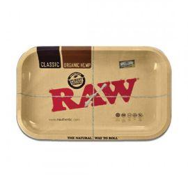 RAW Metal Rolling Tray, Bamboo, Small