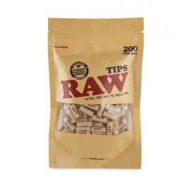 RAW Prerolled Tips Bag- 200PK
