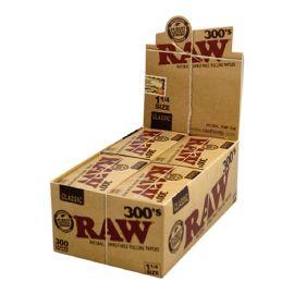 RAW Rolling Papers Display Box, Classic 300s, 1.25 in