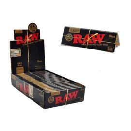 RAW Rolling Papers Display Box, Classic Black, 1.25 in