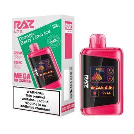 RAZ LTX 25K Disposable (5CT), Orange Berry Lime Ice (Limited Edition), 5%