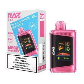 RAZ LTX 25K Disposable (5CT), Pink Lemonade Minty O's (Fall Edition), 5%