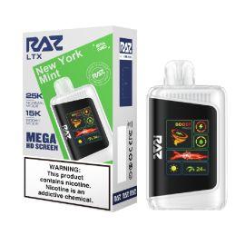 RAZ LTX 25K Disposable (5CT), New York Mint (Fall Edition), 5%