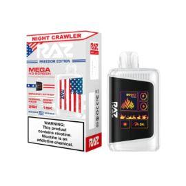 RAZ LTX 25K Disposable (5CT), Night Crawler (Freedom Edition), 5%