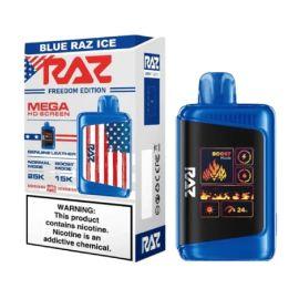 RAZ LTX 25K Disposable (5CT), Blue Raz Ice (Freedom Edition), 5%