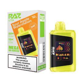 RAZ LTX 25K Disposable (5CT), Sour Apple Watermelon, 5%