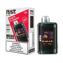 RAZ LTX 25K Disposable (5CT), Night Crawler, 5%
