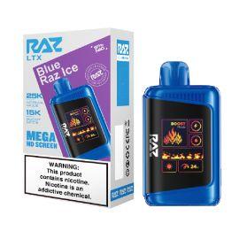 RAZ LTX 25K Disposable (5CT), Blue Raz Ice, 5%