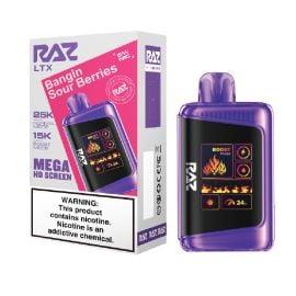 RAZ LTX 25K Disposable (5CT), Bangin Sour Berries, 5%