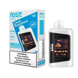 RAZ LTX 25K Disposable (5CT), Clear Sapphire, 5%