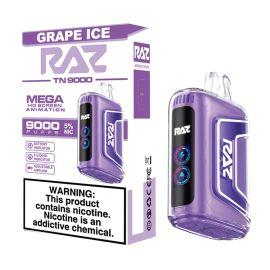 RAZ TN9000 Disposable (5CT), Grape Ice, 5%