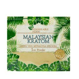 Remarkable Herbs Kratom Powder, Malaysian, 1 oz