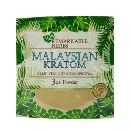 Remarkable Herbs Kratom Powder, Malaysian, 3OZ