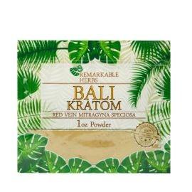 Remarkable Herbs Kratom Powder, Bali, 1 oz