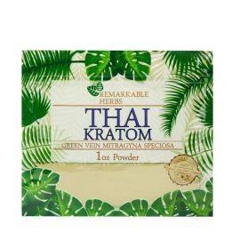 Remarkable Herbs Kratom Powder, Thai, 1 oz