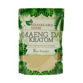 Remarkable Herbs Kratom Powder, White Vein Maeng Da, 8 oz