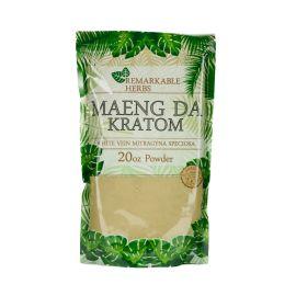 Remarkable Herbs Kratom Powder, White Vein Maeng Da, 20 oz
