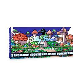 Silly Farms Magic Mushroom Chocolate Bar, Cookies N Magic, 7 g
