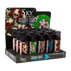 Sky Torch Gun Display (15CT), Sugar Skull