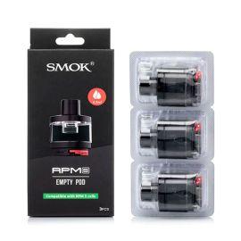 Smok RPM5 Replacement Pods- 3PK, Bright Black, 6.5ML