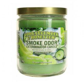 Smoke Odor Exterminator Candle, 13oz, Cucumber Honeydew