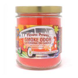 Smoke Odor Exterminator Candle, 13oz, Flower Power