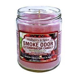 Smoke Odor Exterminator Candle, 13oz, Mulberry Spice